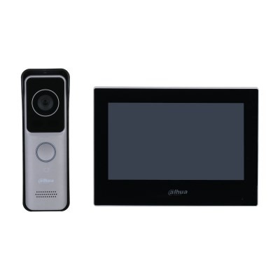 Dahua Technology KTW02 wideodomofon 2 MP 17,8 cm (7") Jasny Szary
