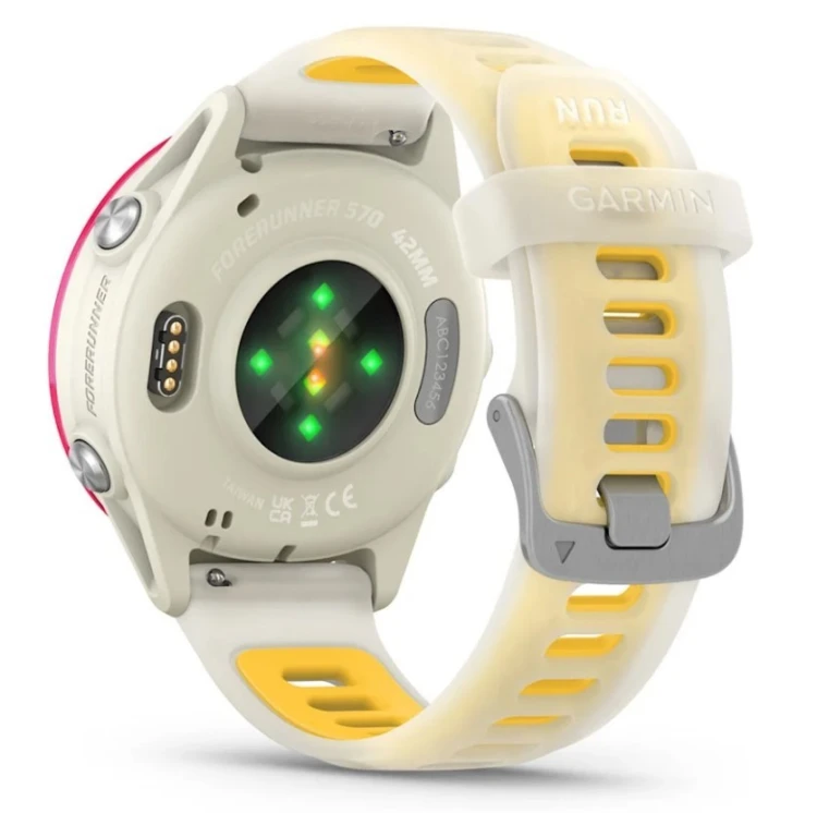 Zegarek Garmin Forerunner 570 42mm Bone/Raspberry Aluminium