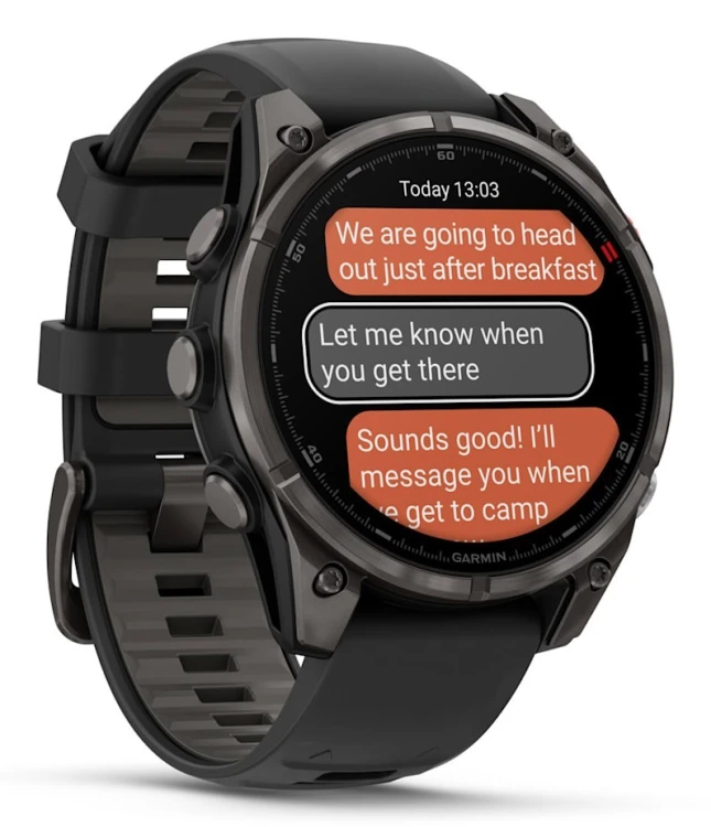 Zegarek sportowy Garmin fenix 8 PRO 47mm AMOLED Sapphire Carbon Gray