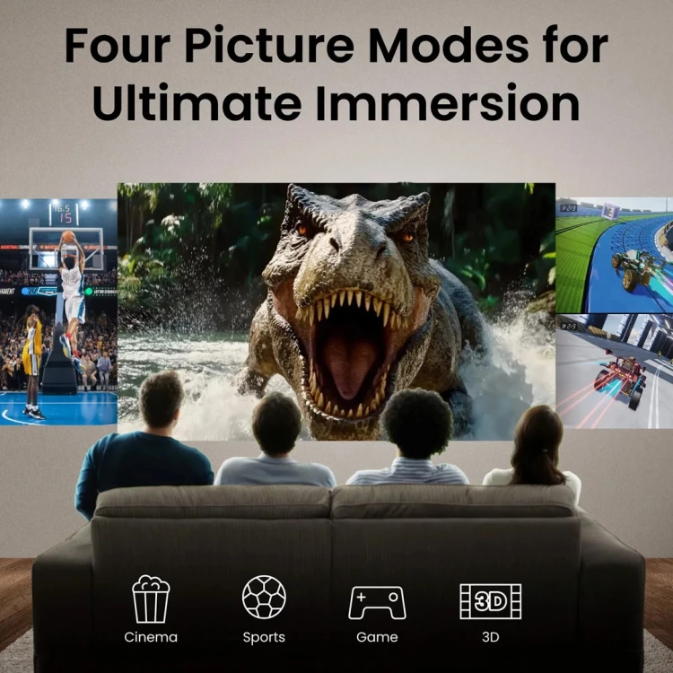 BenQ TH575i Projektor o standardowym rzucie 3800 ANSI lumenów DLP 1080p (1920x1080) Kompatybilność 3D Biały