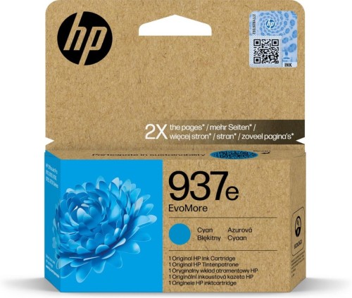 HP 937E EVOMORE CYAN/EN/DE/PL/CZ INK CARTRIDGE