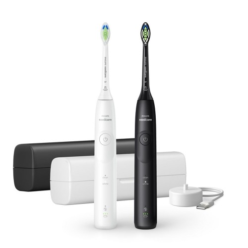 Philips HX7119/02 szczoteczka elektryczna Dorosły Soniczna szczoteczka do zębów Czarny, Biały