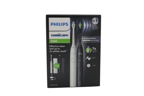 Philips HX7119/02 szczoteczka elektryczna Dorosły Soniczna szczoteczka do zębów Czarny, Biały