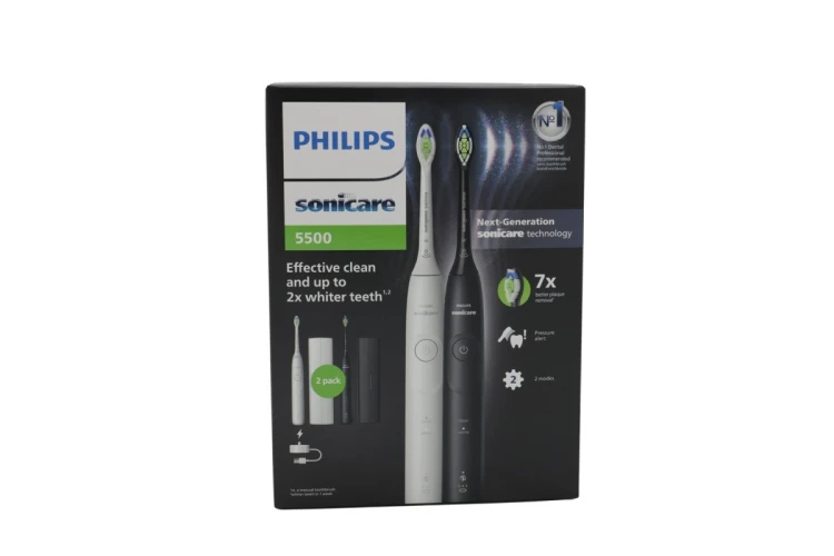 Philips HX7119/02 szczoteczka elektryczna Dorosły Soniczna szczoteczka do zębów Czarny, Biały