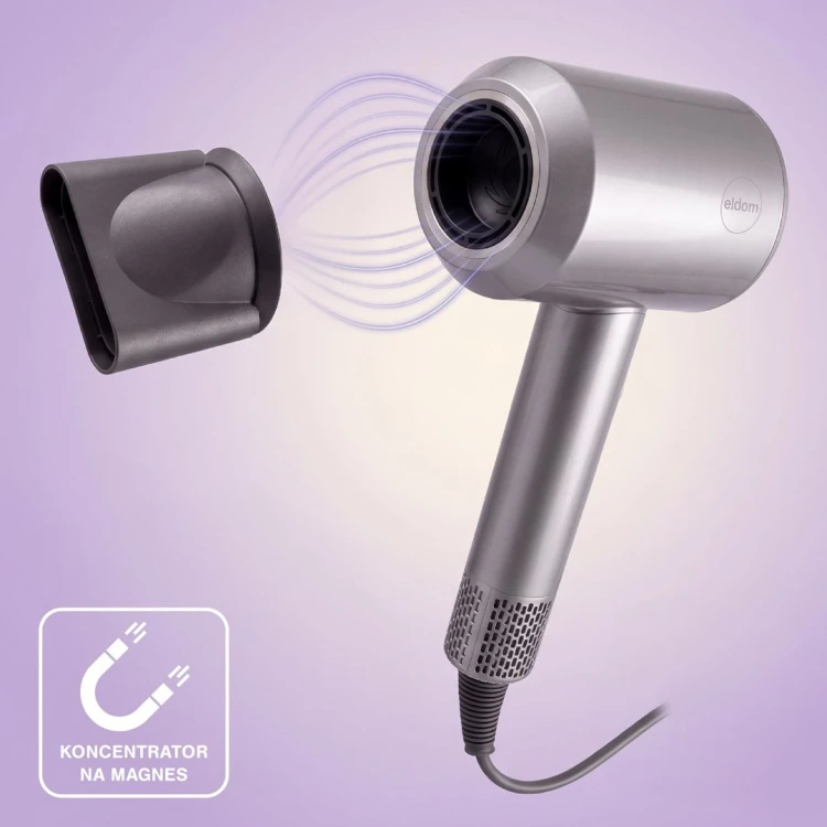 ELDOM SUSZARKA DO WŁOSÓW HT280 1500 W WYŚW.LED