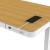 Activejet Biurko z elektryczną regulacją wysokości ET119S  biały/dąb. Wymiar blatu 120x60 cm.