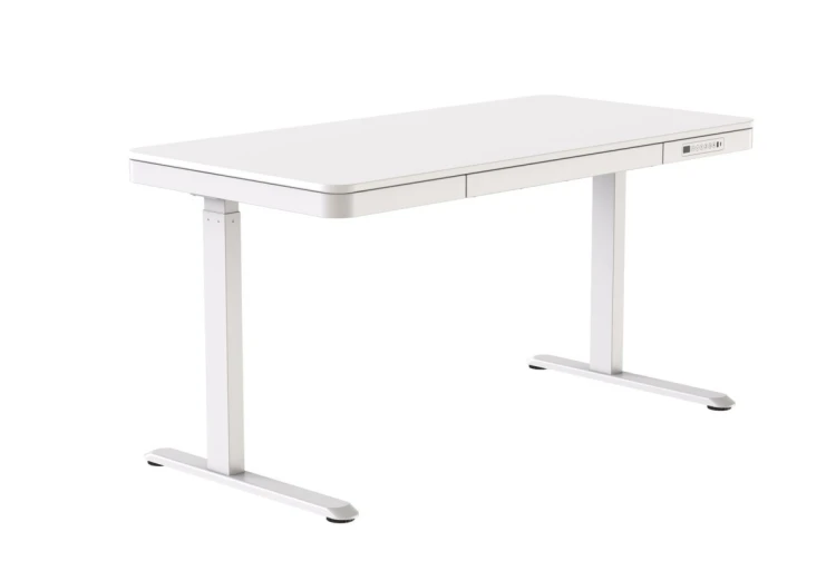 Activejet Biurko z elektryczną regulacją wysokości ET119S biały. Wymiar blatu  120x60 cm.