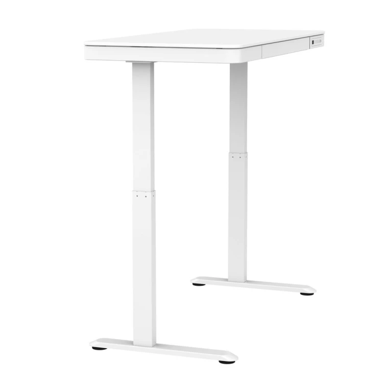 Activejet Biurko z elektryczną regulacją wysokości ET119S biały. Wymiar blatu  120x60 cm.