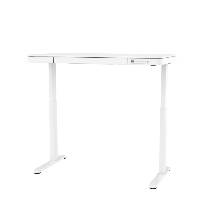 Activejet Biurko z elektryczną regulacją wysokości ET119S biały. Wymiar blatu  120x60 cm.