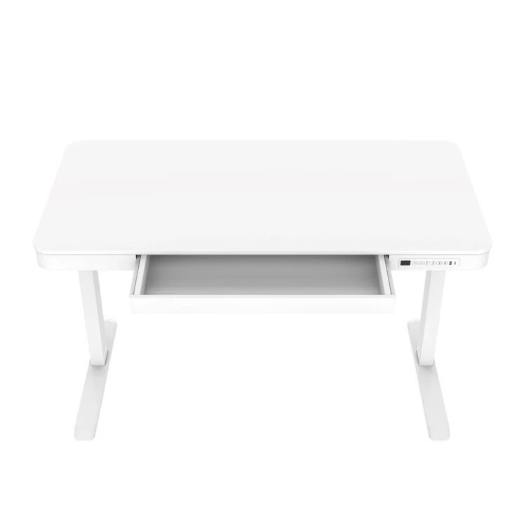 Activejet Biurko z elektryczną regulacją wysokości ET119S biały. Wymiar blatu  120x60 cm.