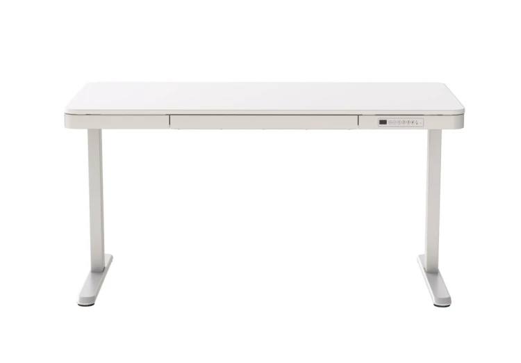 Activejet Biurko z elektryczną regulacją wysokości ET119S biały. Wymiar blatu  120x60 cm.