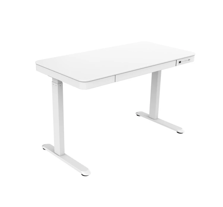 Activejet Biurko z elektryczną regulacją wysokości ET119S biały. Wymiar blatu  120x60 cm.