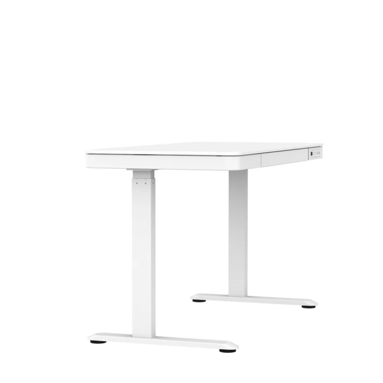 Activejet Biurko z elektryczną regulacją wysokości ET119S biały. Wymiar blatu  120x60 cm.