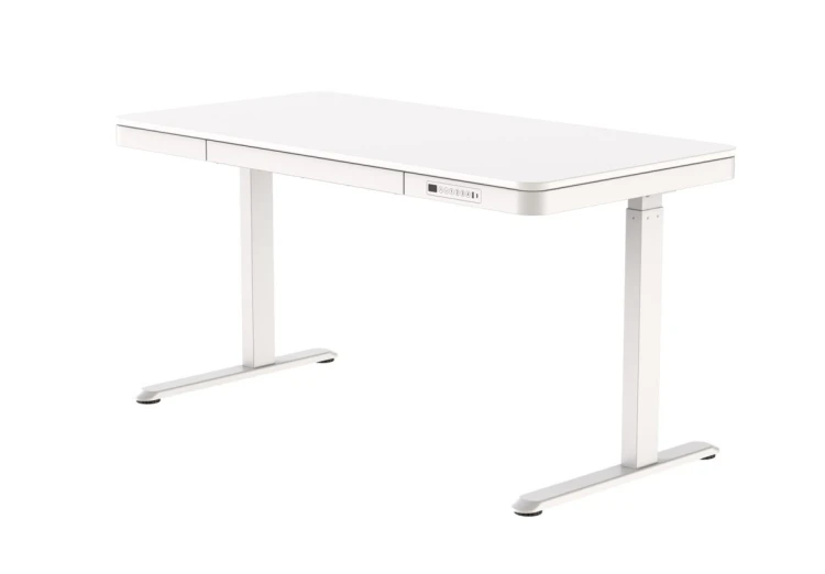 Activejet Biurko z elektryczną regulacją wysokości ET119S biały. Wymiar blatu  120x60 cm.