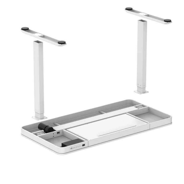 Activejet Biurko z elektryczną regulacją wysokości ET119S biały. Wymiar blatu  120x60 cm.