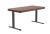 Activejet Biurko z elektryczną regulacją wysokości ET119S czarny/orzech.. Wymiar blatu  120x60 cm.