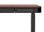 Activejet Biurko z elektryczną regulacją wysokości ET119S czarny/orzech.. Wymiar blatu  120x60 cm.