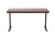 Activejet Biurko z elektryczną regulacją wysokości ET119S czarny/orzech.. Wymiar blatu  120x60 cm.