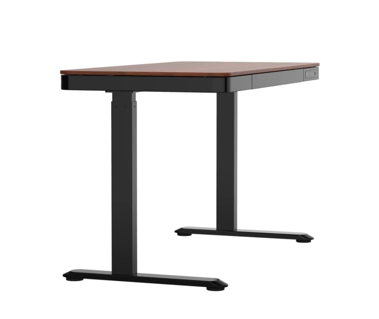 Activejet Biurko z elektryczną regulacją wysokości ET119S czarny/orzech.. Wymiar blatu  120x60 cm.