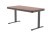 Activejet Biurko z elektryczną regulacją wysokości ET119S czarny/orzech.. Wymiar blatu  120x60 cm.