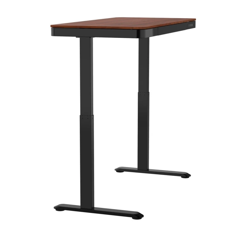 Activejet Biurko z elektryczną regulacją wysokości ET119S czarny/orzech.. Wymiar blatu  120x60 cm.