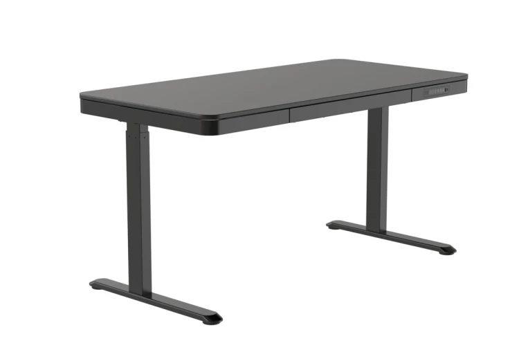 Activejet Biurko z elektryczną regulacją wysokości ET119S czarny. Wymiar blatu  120x60 cm.