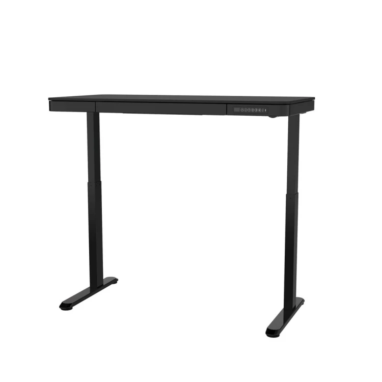 Activejet Biurko z elektryczną regulacją wysokości ET119S czarny. Wymiar blatu  120x60 cm.