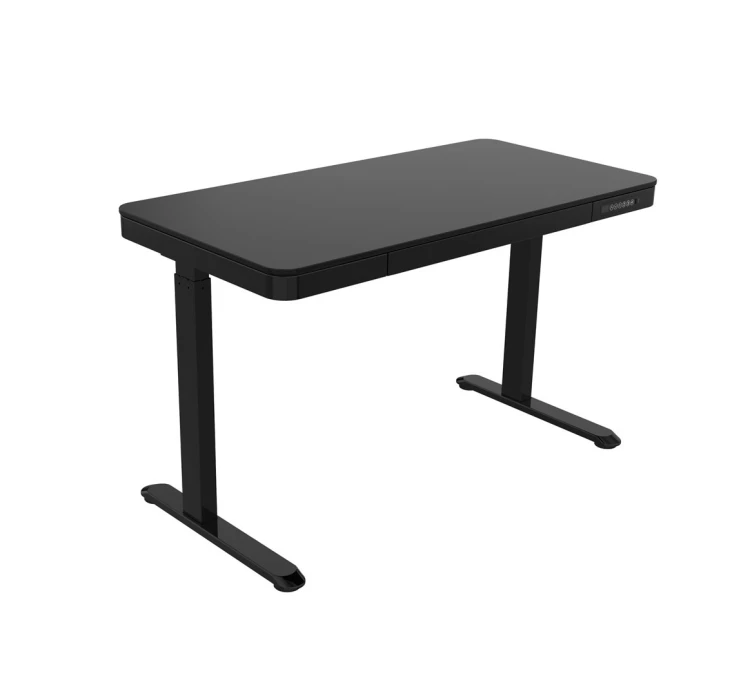 Activejet Biurko z elektryczną regulacją wysokości ET119S czarny. Wymiar blatu  120x60 cm.