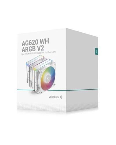 Chłodzenie DeepCool AG620 WH ARGB V2