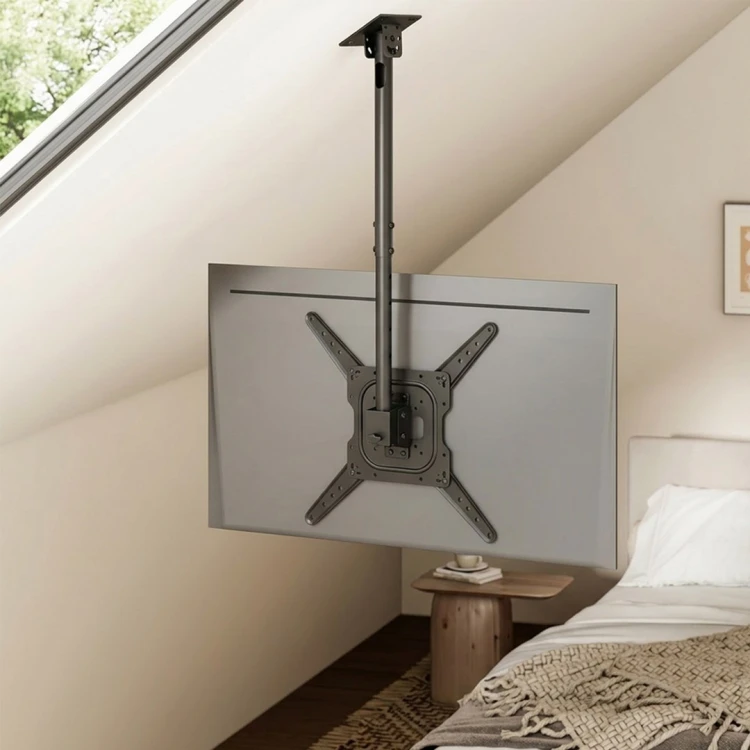 MACLEAN UCHWYT / WIESZAK SUFITOWY DLA TV, MAX. OBCIĄŻENIE 35KG, 23-55", MAX VESA 400X400 MC-174