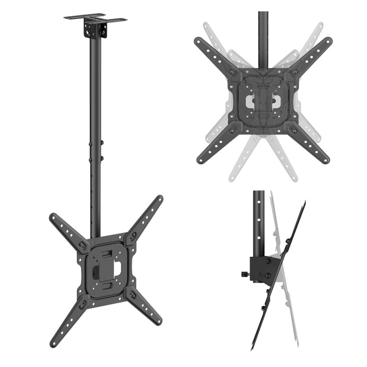 MACLEAN UCHWYT / WIESZAK SUFITOWY DLA TV, MAX. OBCIĄŻENIE 35KG, 23-55", MAX VESA 400X400 MC-174