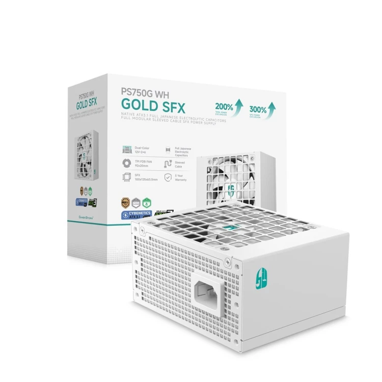 Zasilacz DeepCool PS750G-FE biały