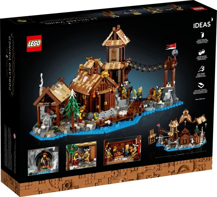 LEGO IDEAS 21343 WIOSKA WIKINGÓW
