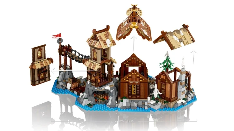 LEGO IDEAS 21343 WIOSKA WIKINGÓW