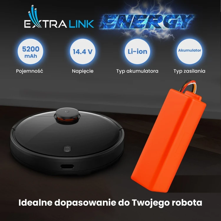 Akumulator do odkurzacza Extralink EX.22905 (Xiaomi Mop Pro2 Pro 2Pro MJSTS1 5200mAh)