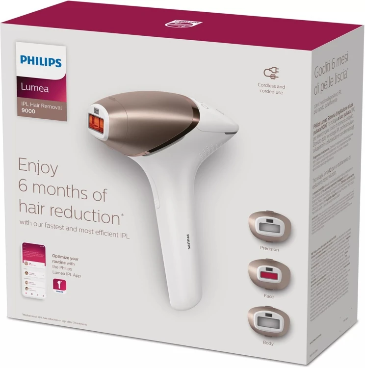 Philips Lumea 9000 BRI955/00 Urządzenie IPL do depilacji światłem