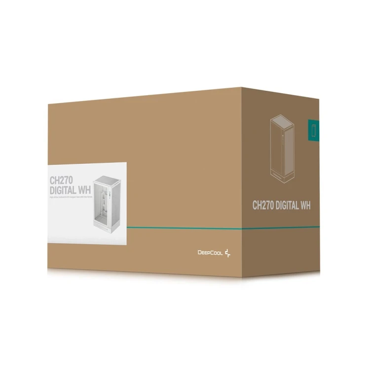 Obudowa DeepCool  CH270 Digital WH (R-CH270-WHNDM0-G-1)