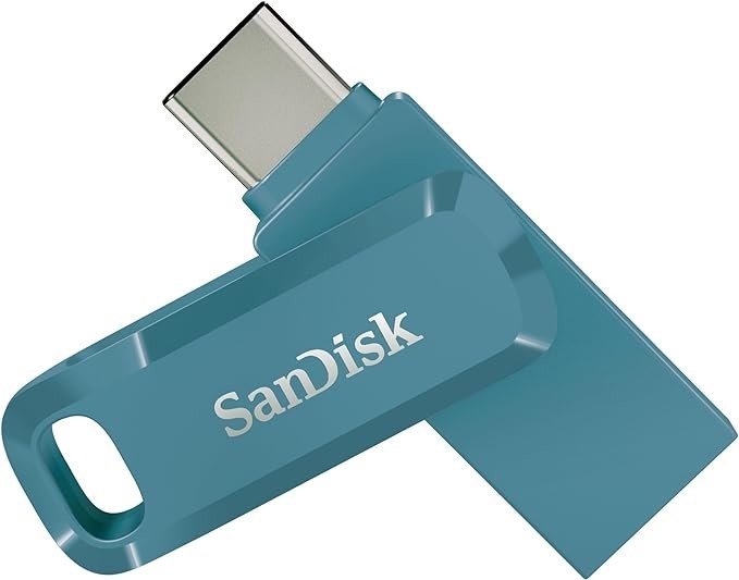 SanDisk Ultra Dual Drive Go USB 256GB pamięć USB USB Type-A / USB Type-C 3.2 Gen 1 (3.1 Gen 1) Niebieski