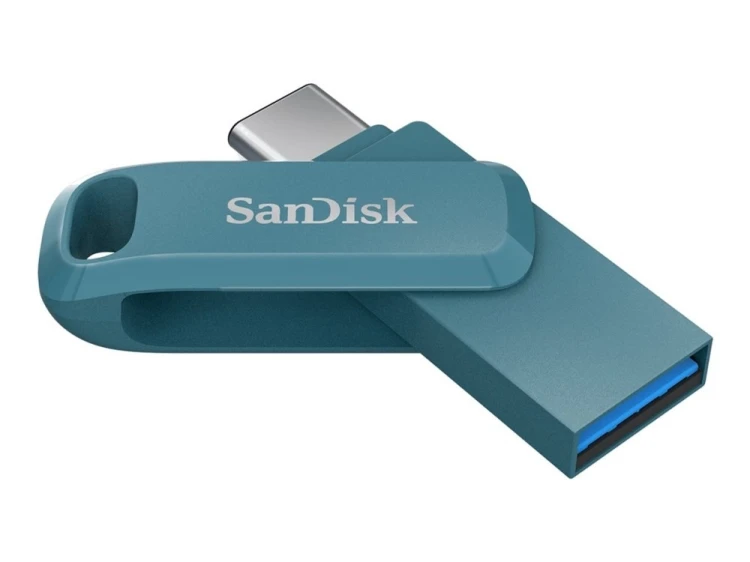 SanDisk Ultra Dual Drive Go USB 256GB pamięć USB USB Type-A / USB Type-C 3.2 Gen 1 (3.1 Gen 1) Niebieski