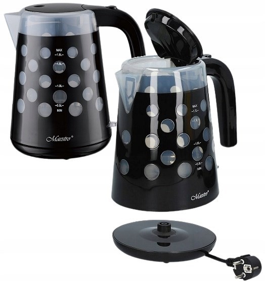 Czajnik elektryczny 1,7L 2200W MR-045-BLACK MAESTRO