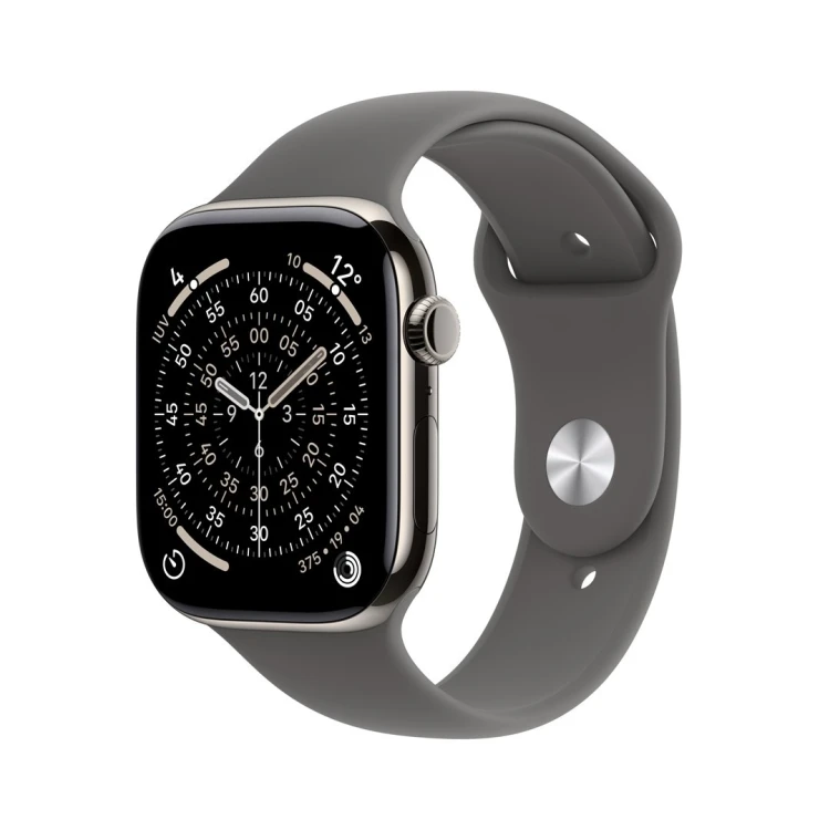 Apple Watch Series 11 OLED 46 mm Cyfrowy 416 x 496 px Ekran dotykowy 5G Tytan Wi-Fi GPS