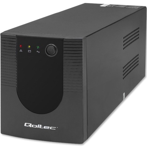 Qoltec 53776 zasilacz UPS Technologia line-interactive 1,5 kVA 900 W 4 x gniazdo sieciowe
