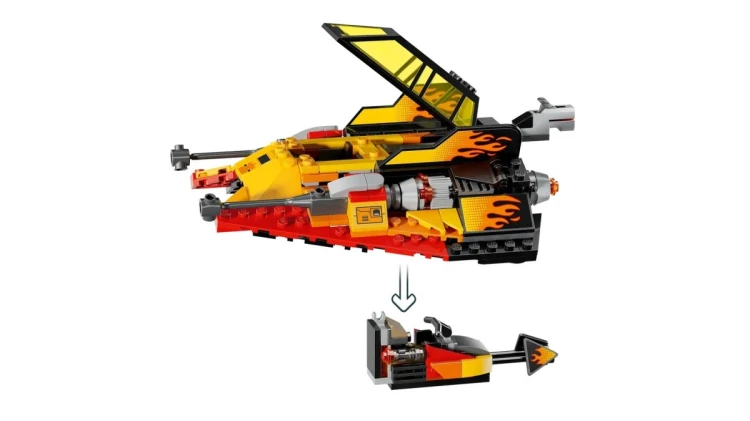 LEGO STAR WARS 75414 Płomienny śmigacz śnieżny