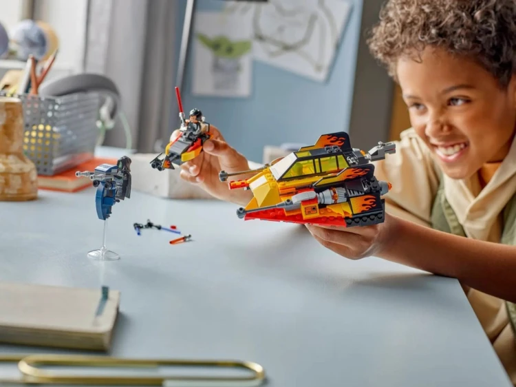 LEGO STAR WARS 75414 Płomienny śmigacz śnieżny