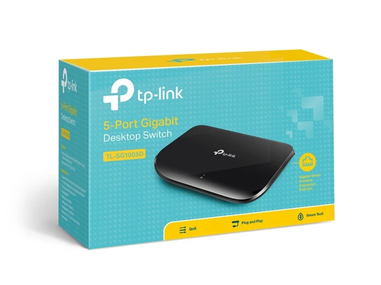 Switch TP-LINK TL-SG1005D (5x 10/100/1000Mbps)