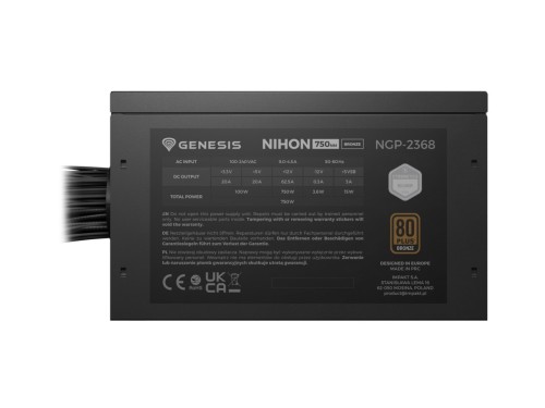 GENESIS ZASILACZ NIHON 750W 80+ BRONZE ATX 3.1