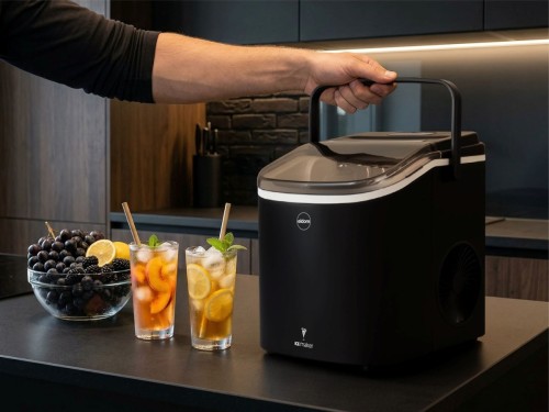 ELDOM KOSTKARKA DO LODU KS230 ICELIA 165W, CZARNA, 12 KG LODU/24H; JEDNORAZOWO 9 KOSTEK LODU CO 6 – 12 MIN