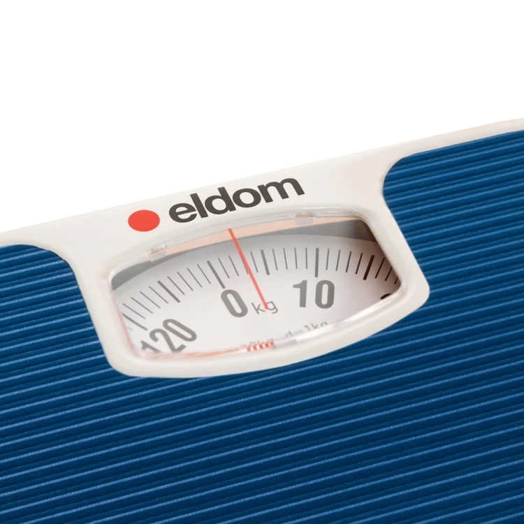 ELDOM MECHANICZNA WAGA ŁAZIENKOWA BR2016N NIEBIESKA DO 130 KG