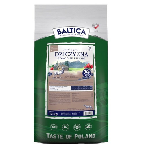 BALTICA SR Adult Dziczyzna owoce leśne M/L 12kg
