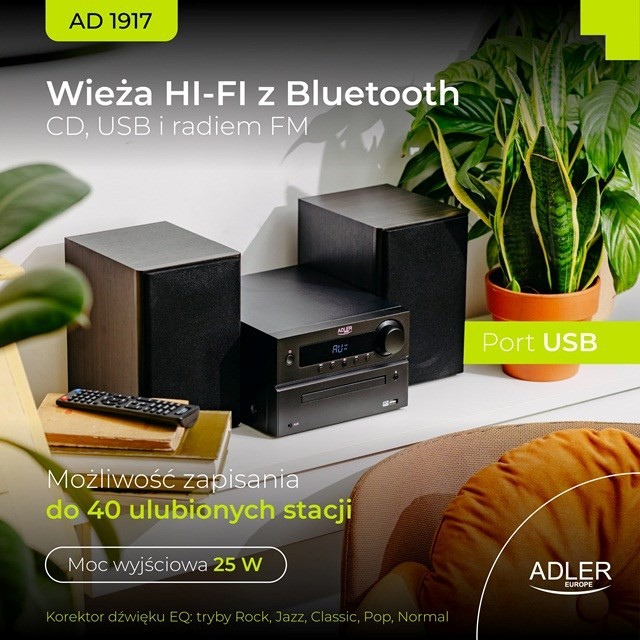 Wieża bluetooth ADLER AD 1917